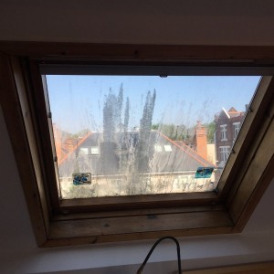 Broken Down Sealed Unit in Velux Opener