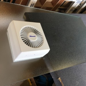 6-Inch Electric Fan fitted