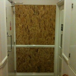 Boarded Window Frame